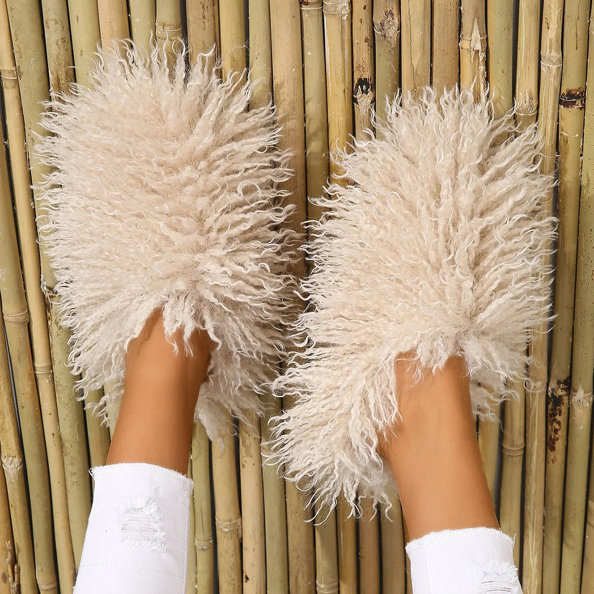 Multi-color Furry Slides