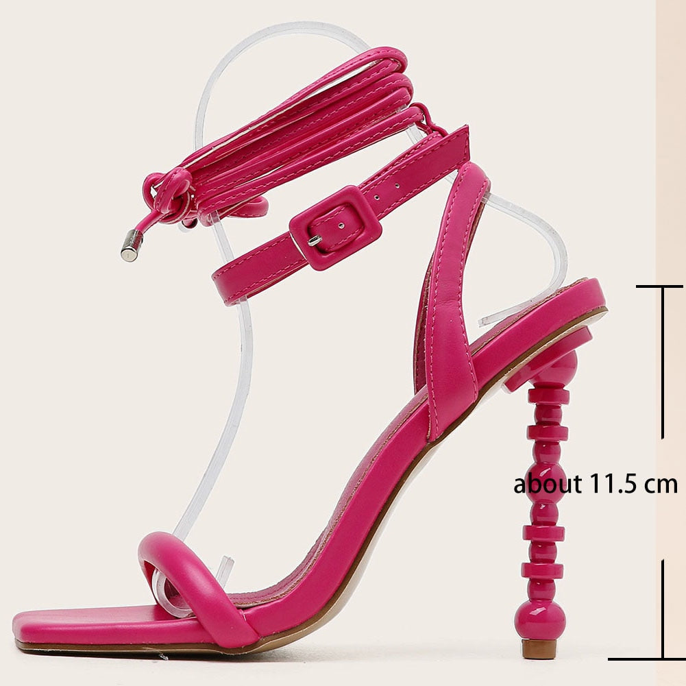 Ankle Buckle Strappy Sandals