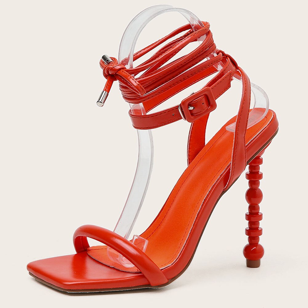 Ankle Buckle Strappy Sandals