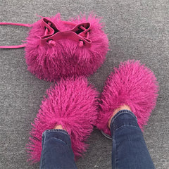 Multi-color Furry Slides