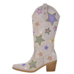 Star Rhinestone Cowgirl Boots