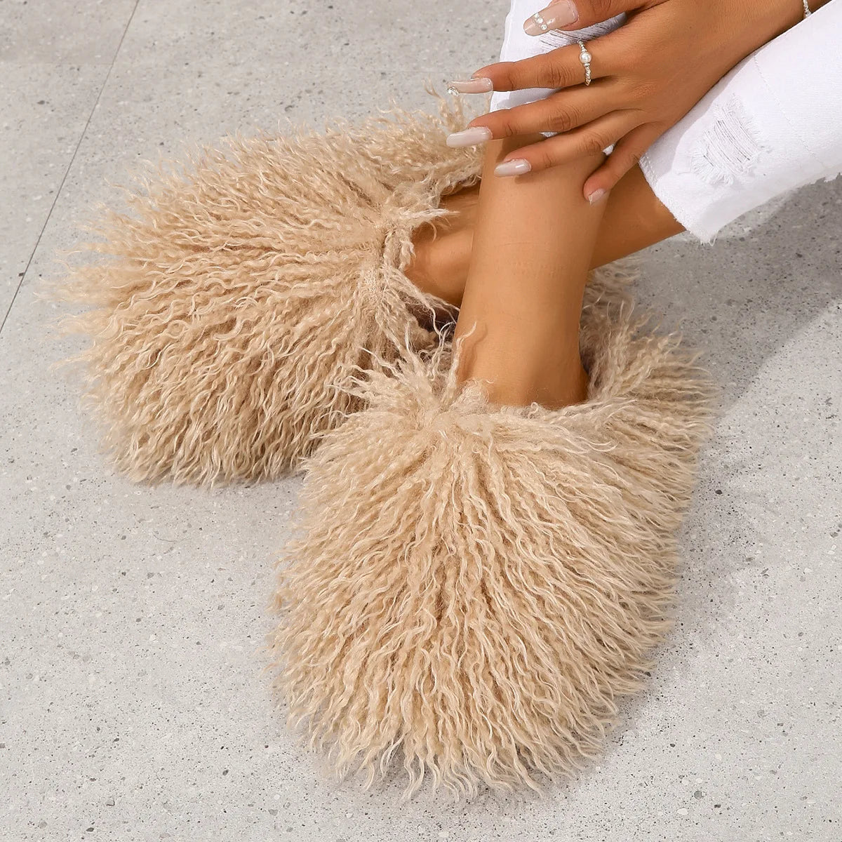 Multi-color Furry Slides