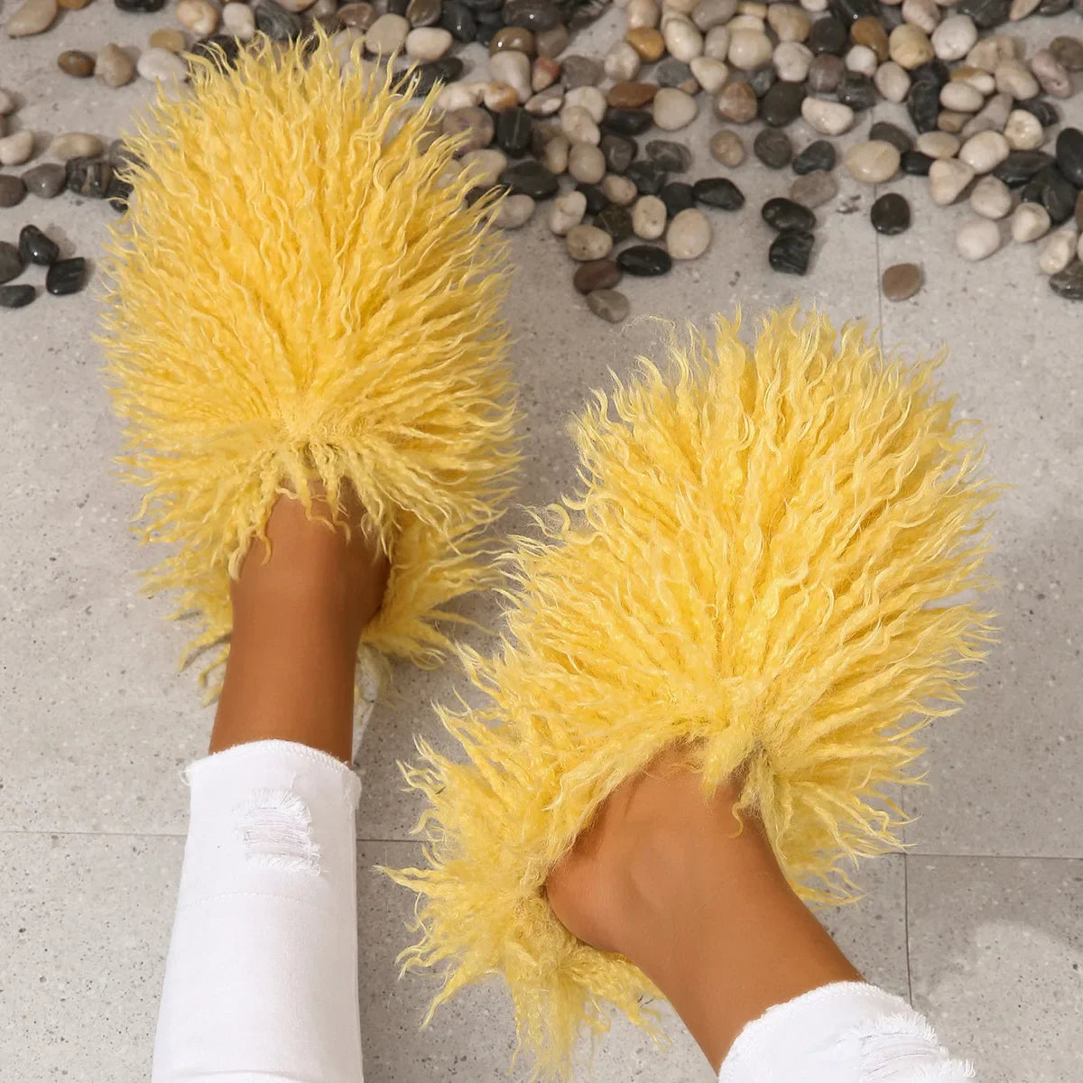 Multi-color Furry Slides