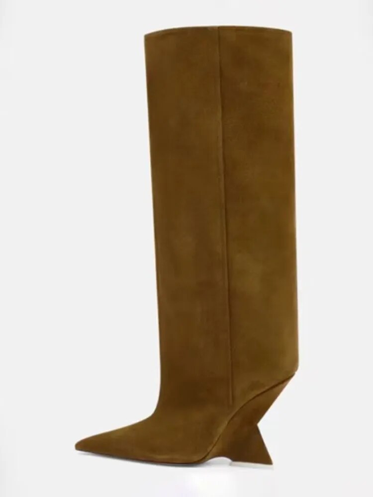 "Cheope" Inspired Knee Long Boots