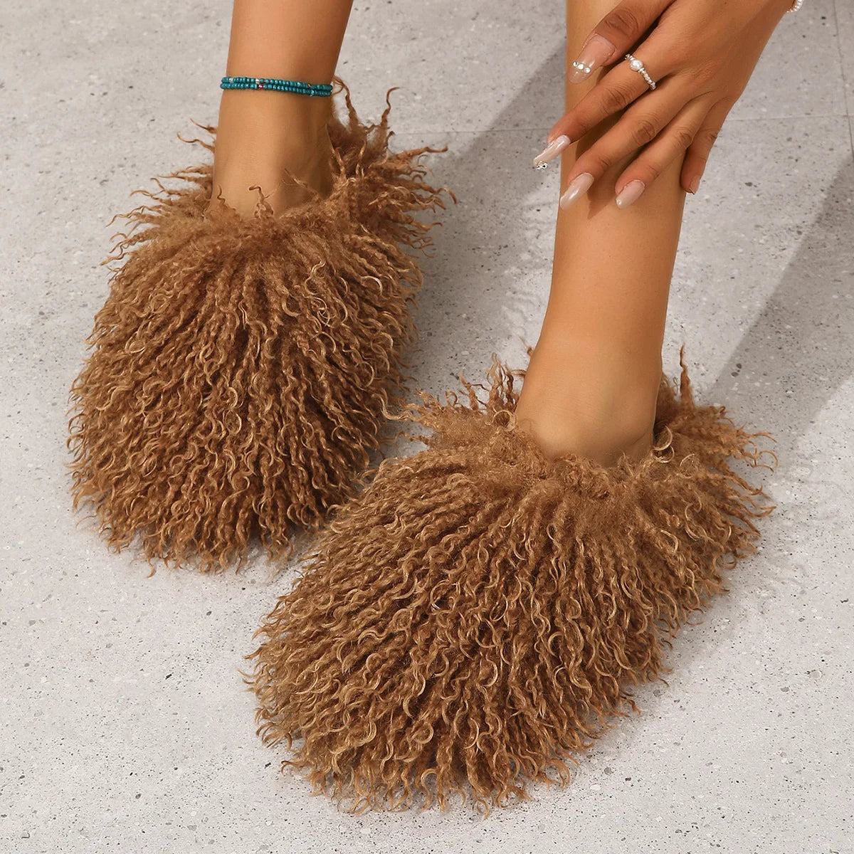 Multi-color Furry Slides
