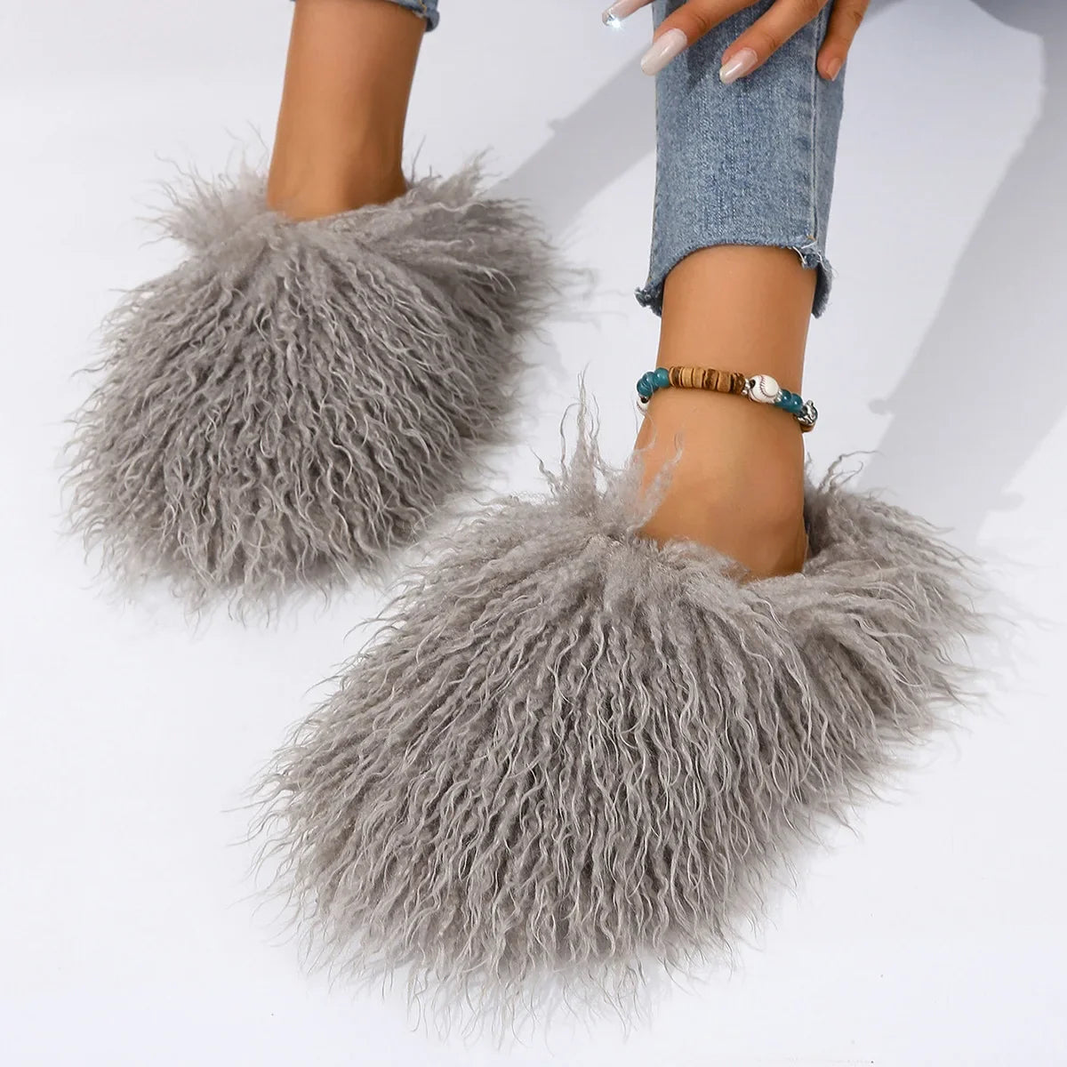 Multi-color Furry Slides