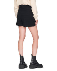 CADAQUES TWEED SHORTS IN BLACK
