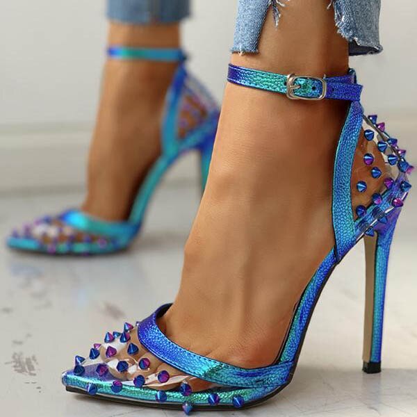 Ankle Buckle Strap Party Pumps