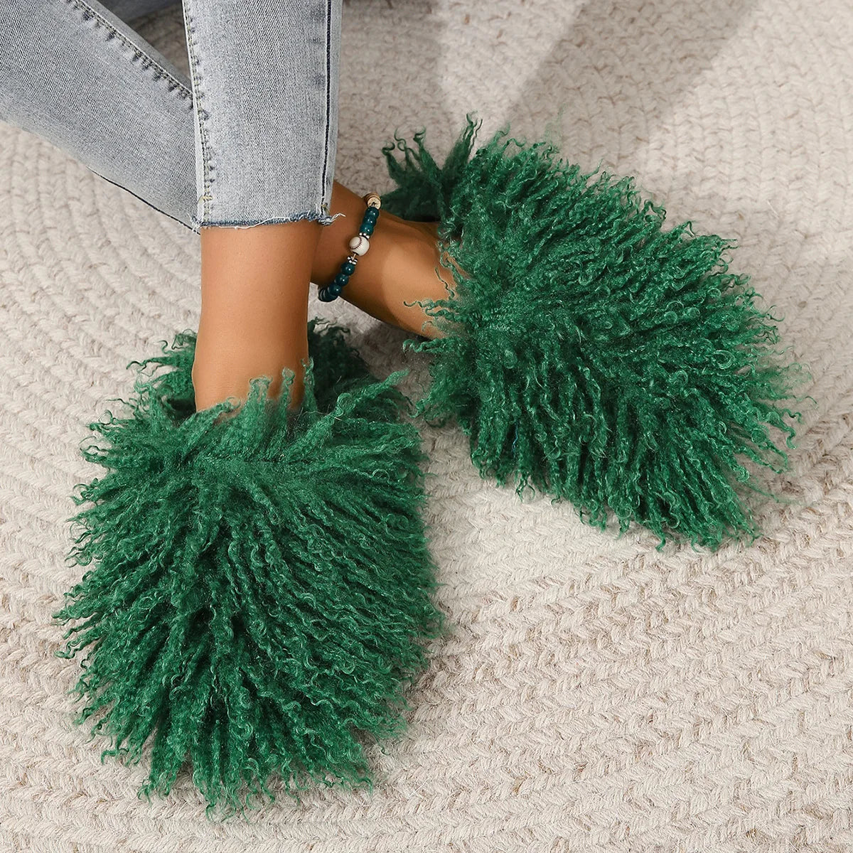 Multi-color Furry Slides