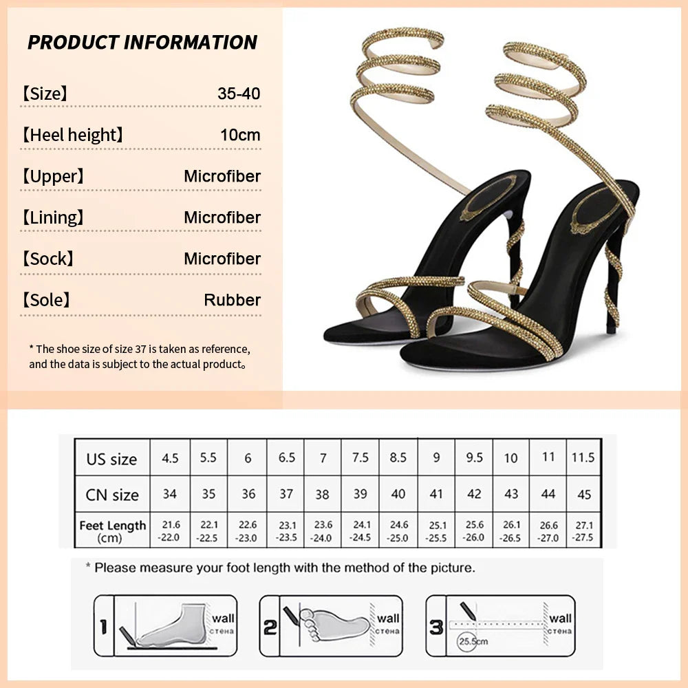 Rene Caovilla Inspired Margot Sandals