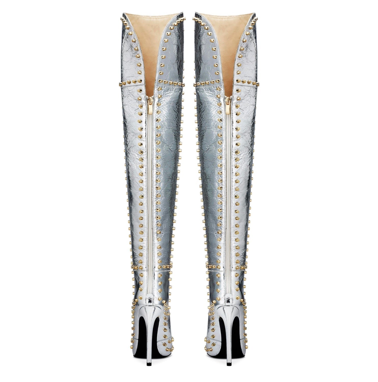 Rivet Over The Knee Boots