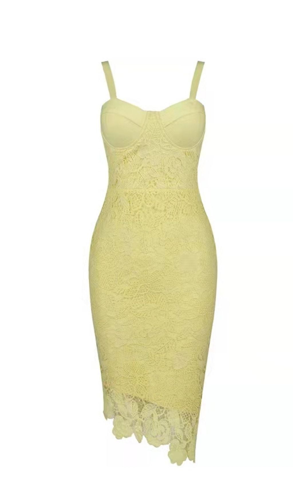 WHITE LACE SHEATH DRESS