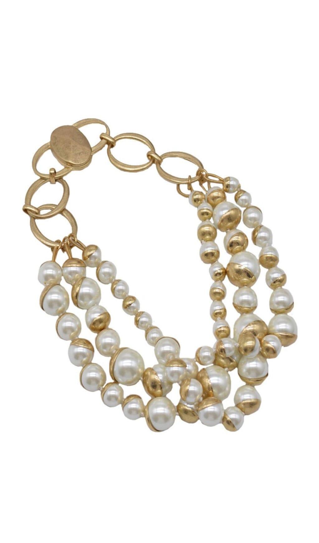 LAYERED PEARL NECKLACE