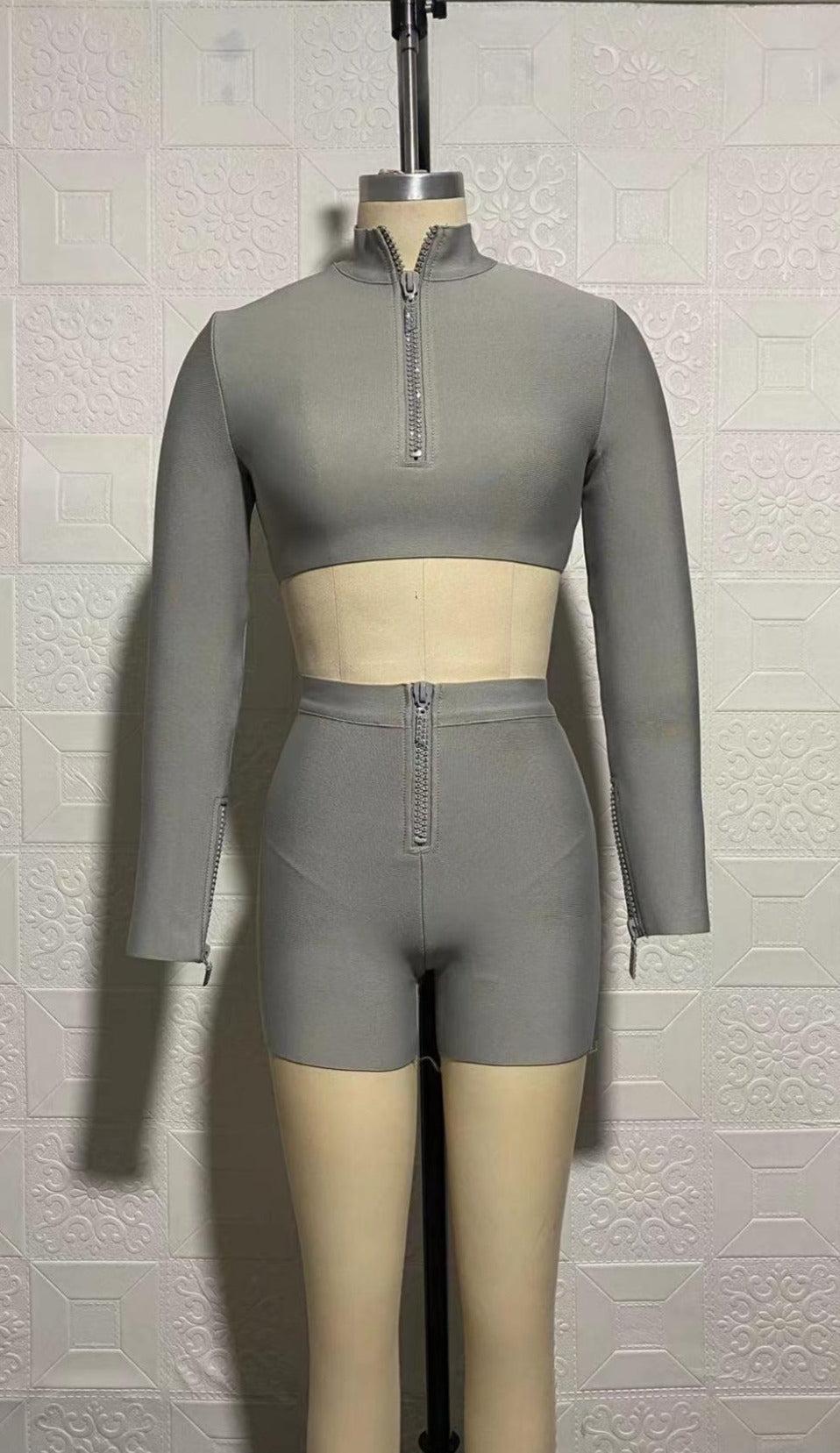 SPORT TWO-PIECE SET IN GREY