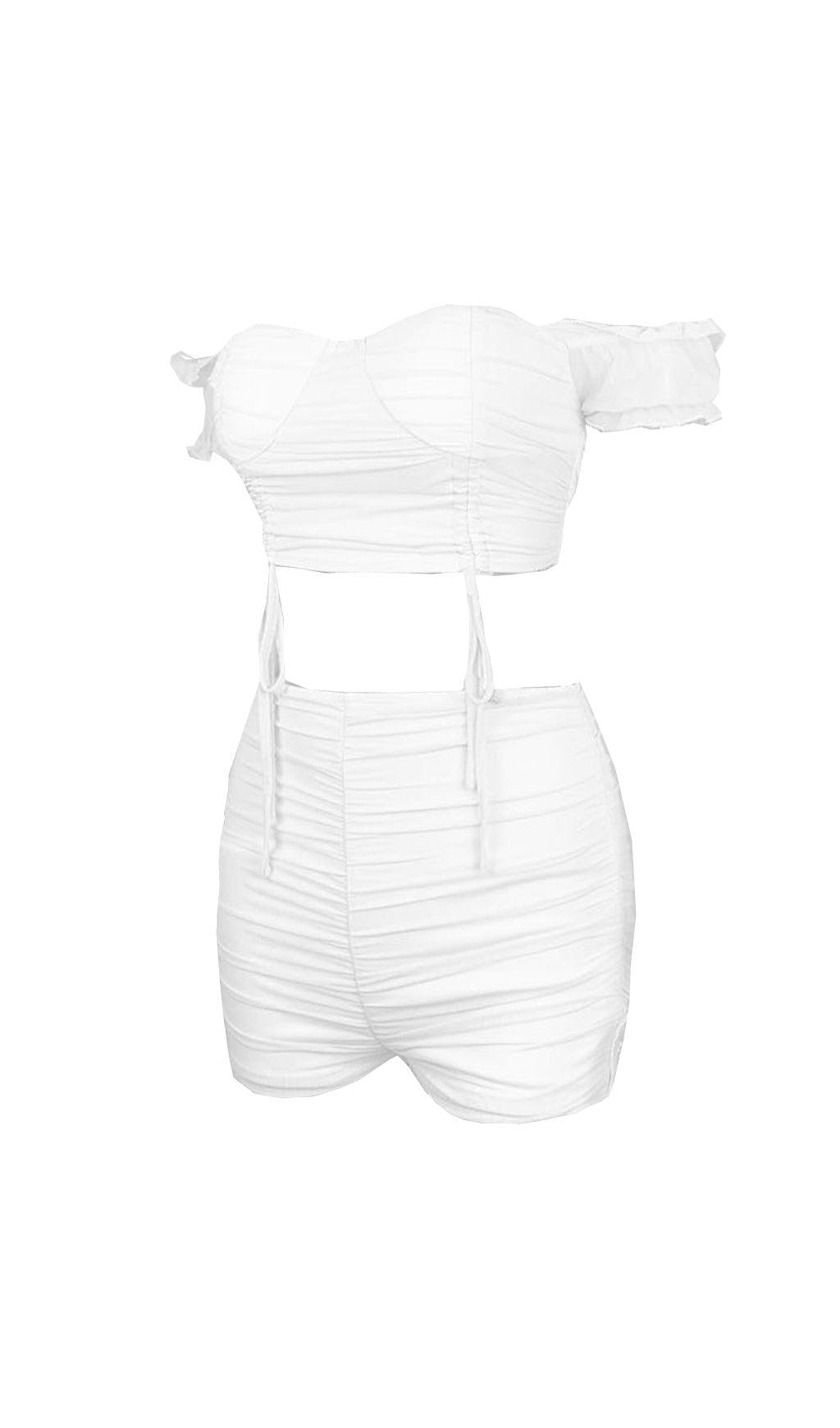 Card shoulder net yarn suit.