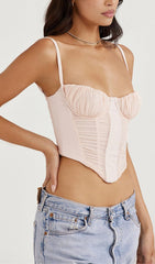 FISHBONE TOPS IN PINK