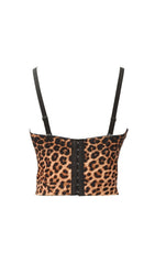 LEOPARD CORSET TOP