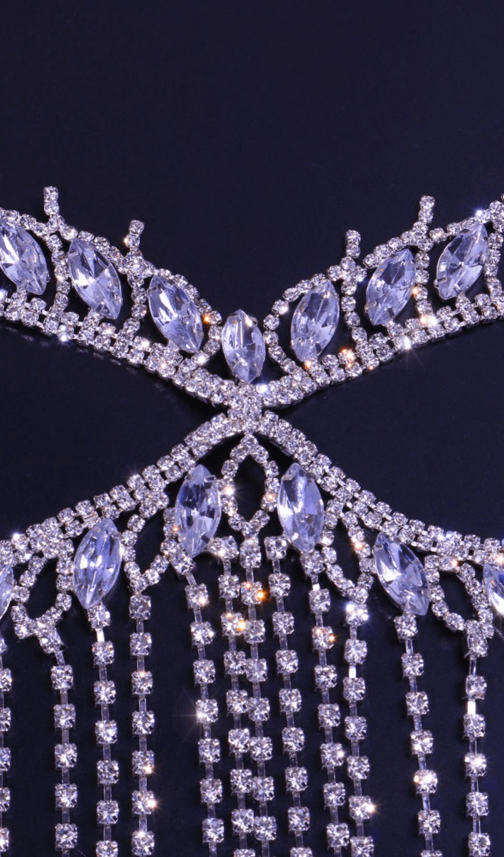 Rhinestone mask