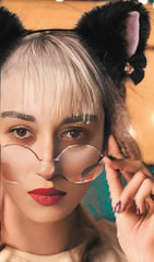 Cat ear hair band clip