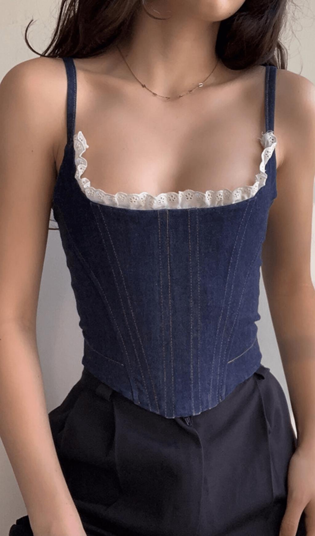 Denim camisole