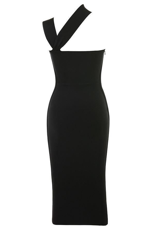 BANDAGE DRESS - BLACK