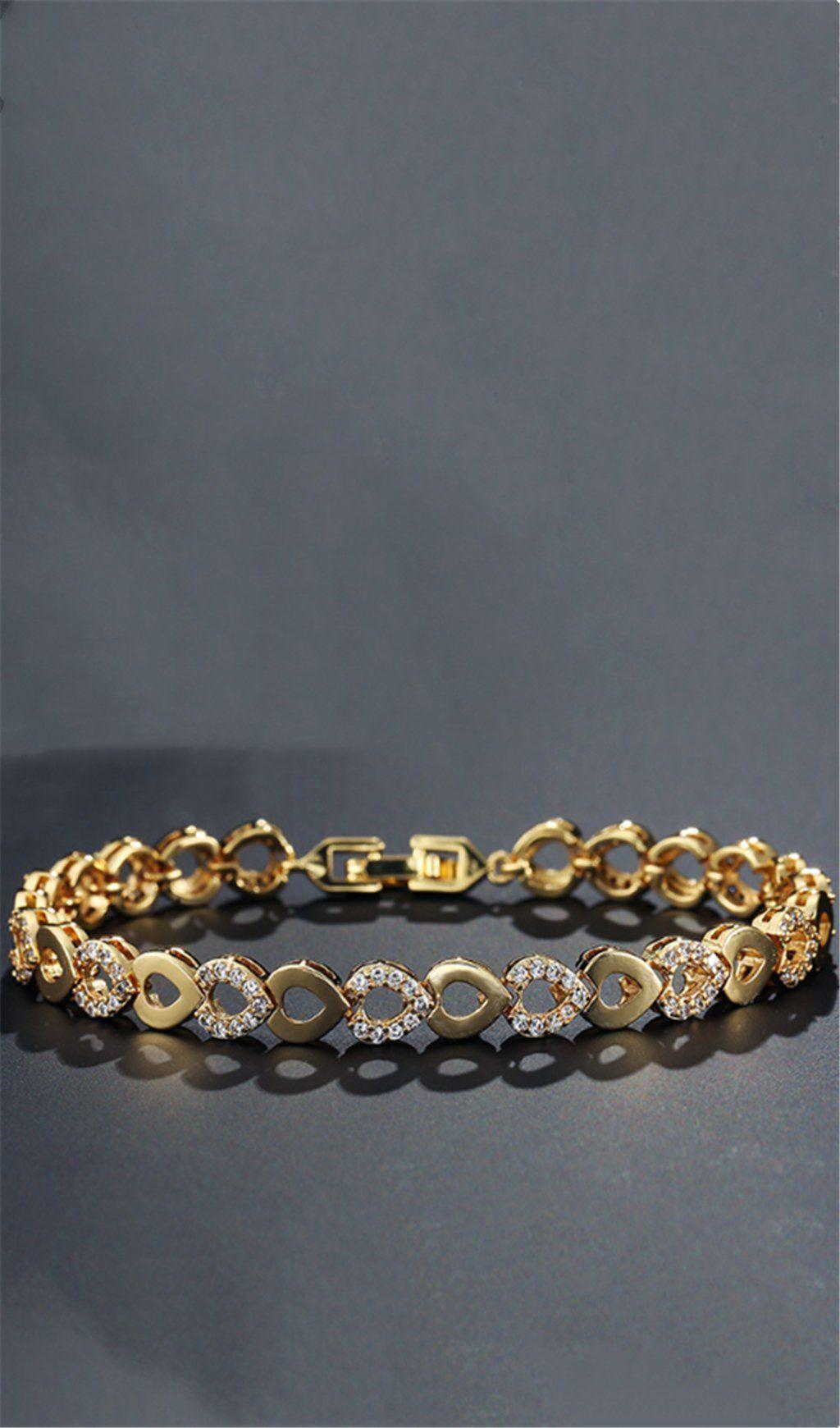 TEMPERAMENT DROP-SHAPED ZIRCON BRACELET