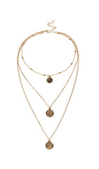 PORTRAIT MEDAL MULTI-LEVEL NECKLECE
