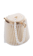 Pearl bucket bag