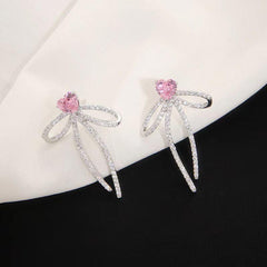 CRYSTAL BOWKNOT EARRINGS