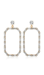 SQUARE DIAMONATE EARRINGS