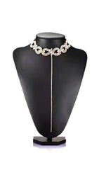 CRSTAL LONG NECKLACE