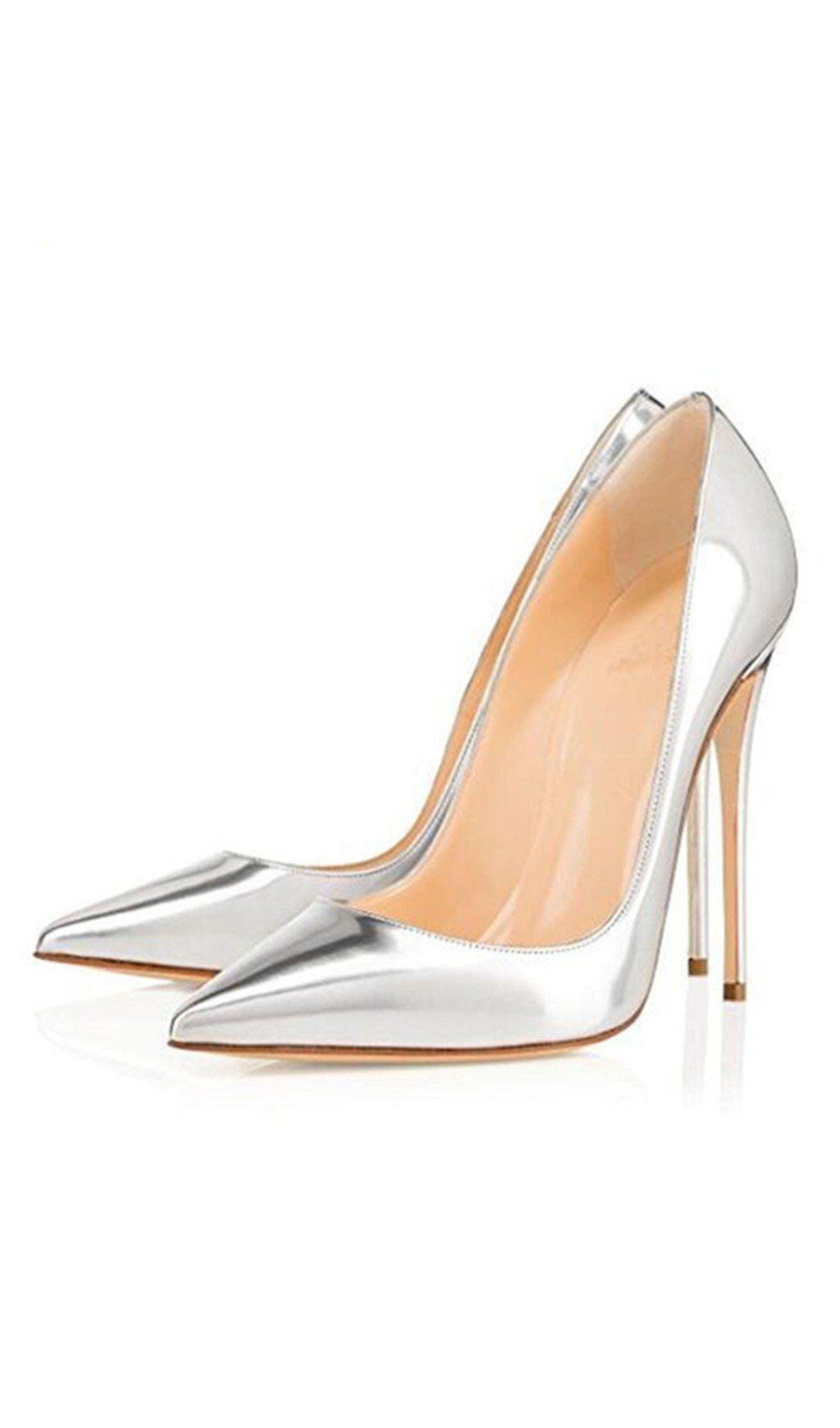 ROSE GOLD STILETTO HIGH HEEL SHOES