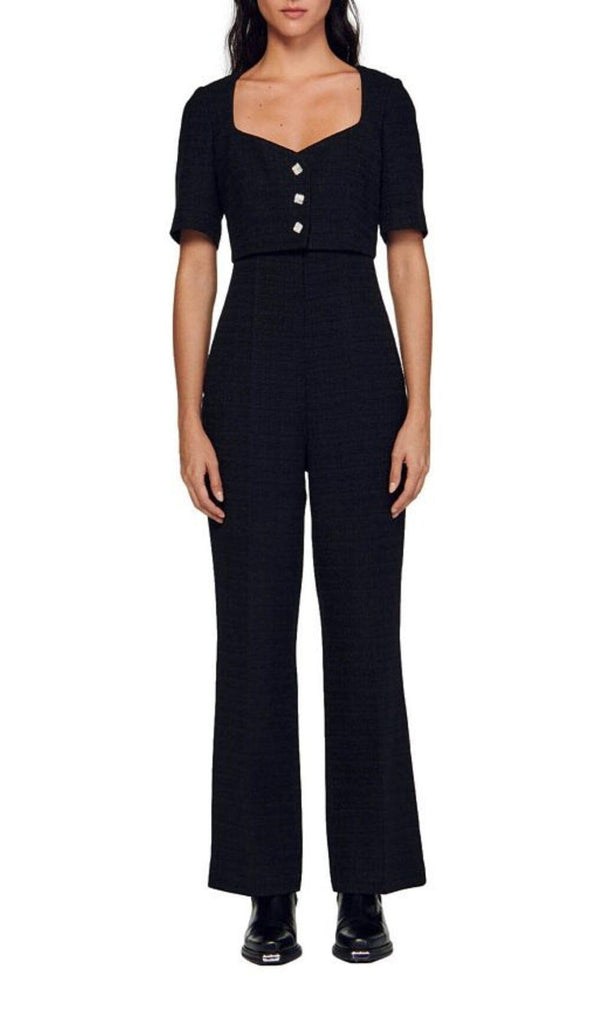 TERRENAS TWEED JUMPSUIT – Ohhal