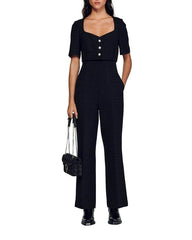 TERRENAS TWEED JUMPSUIT