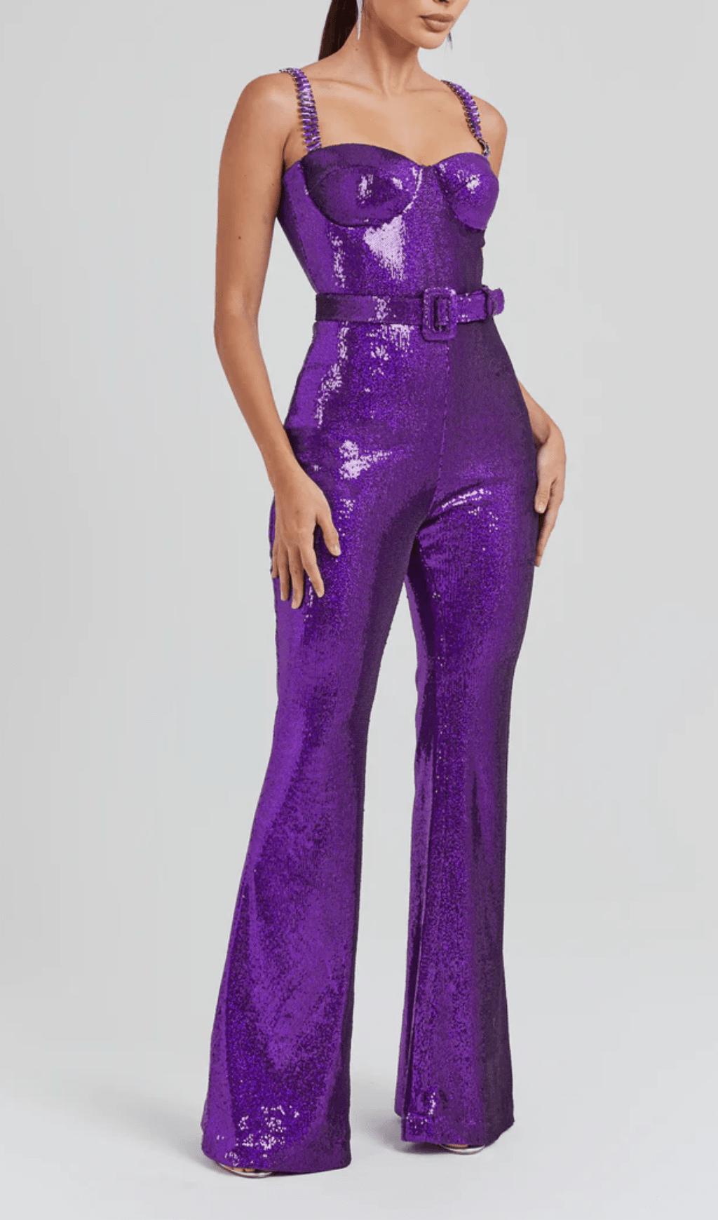 SABRINA PURPLE JUMPSUIT