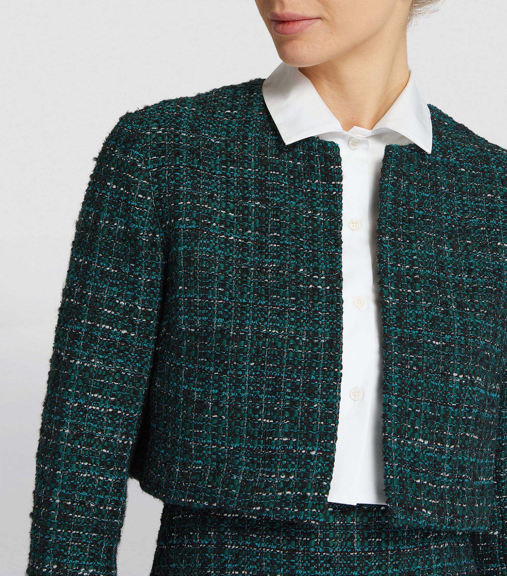 TWEED JACKET MINI DRESS SUIT