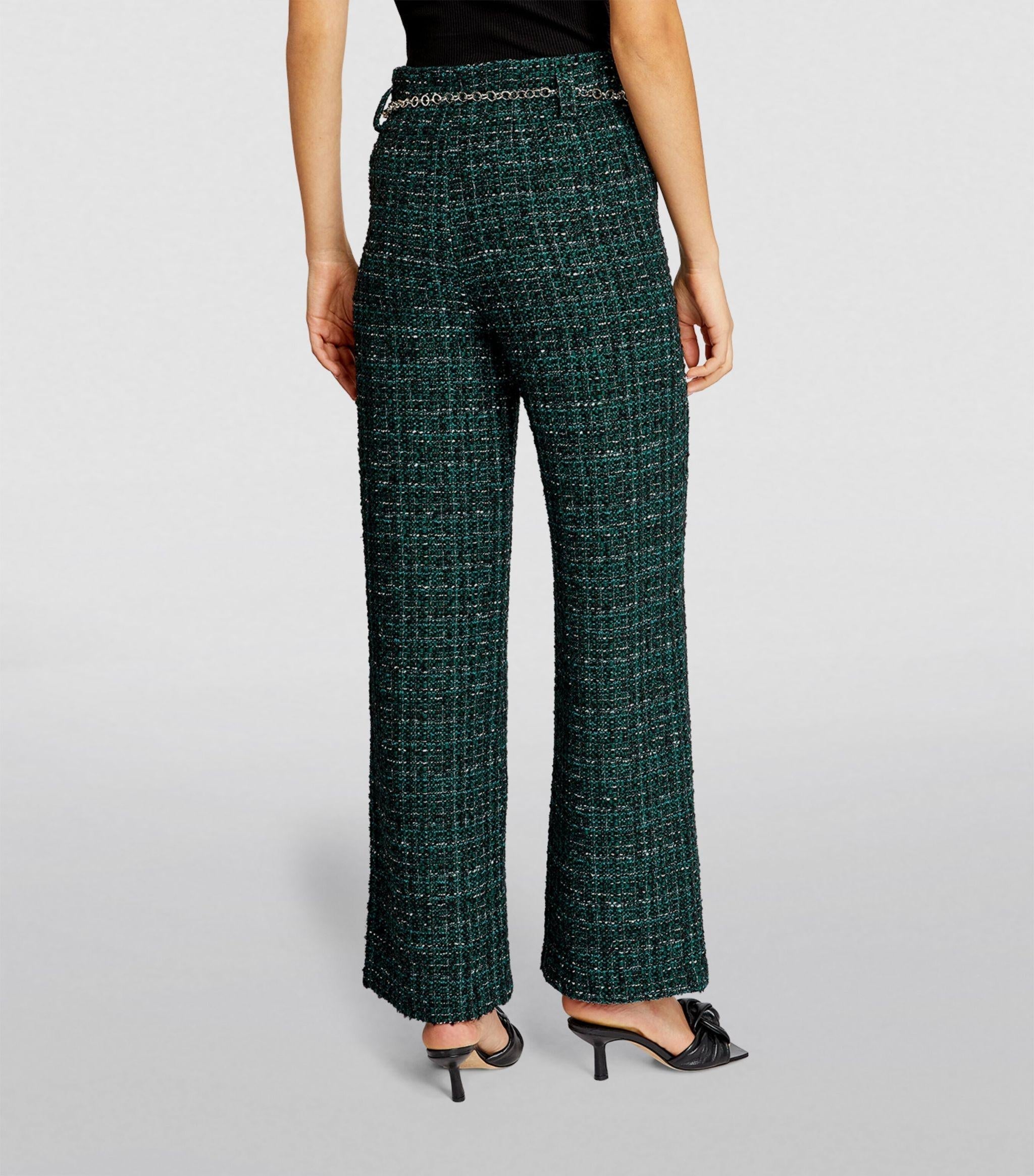 TWEED TAILORED TROUSERS