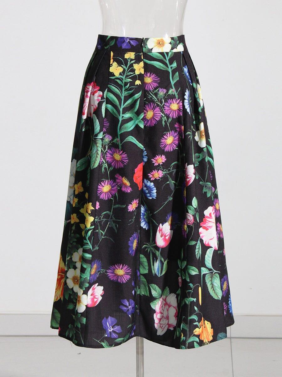 FLOWER PRINT TWO PIECES SET