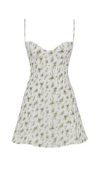 CHRISTIANA GARDEN PRINT MINI DRESS