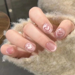 Cat Eye Heart Pink