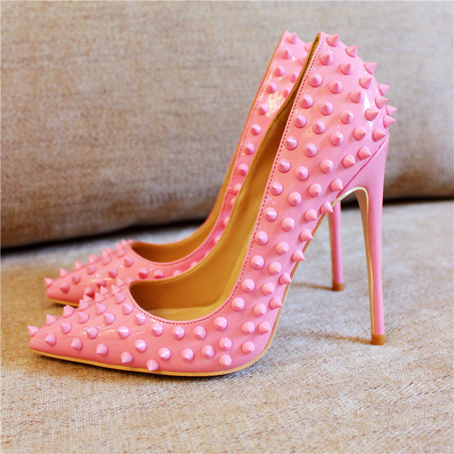 Rivet Spikes Fashion Pumps