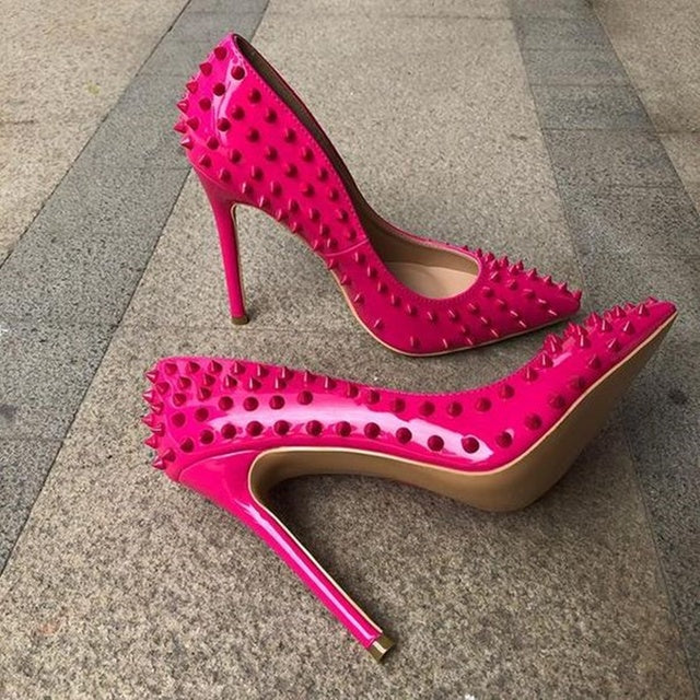 Rivet Spikes Fashion Pumps