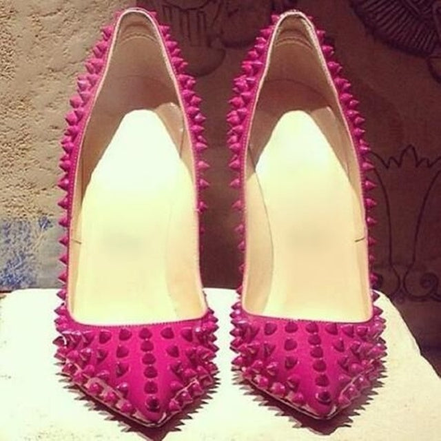 Rivet Spikes Fashion Pumps