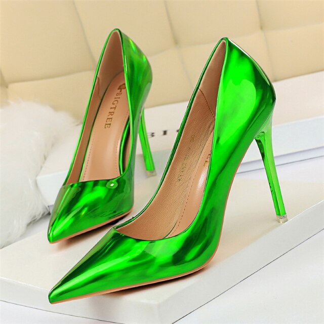 Holographic High Heel Pumps