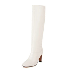 Knee Length High Heel Boots