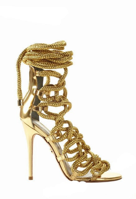 Monica Chiang Inspired Braided Rope Sandals