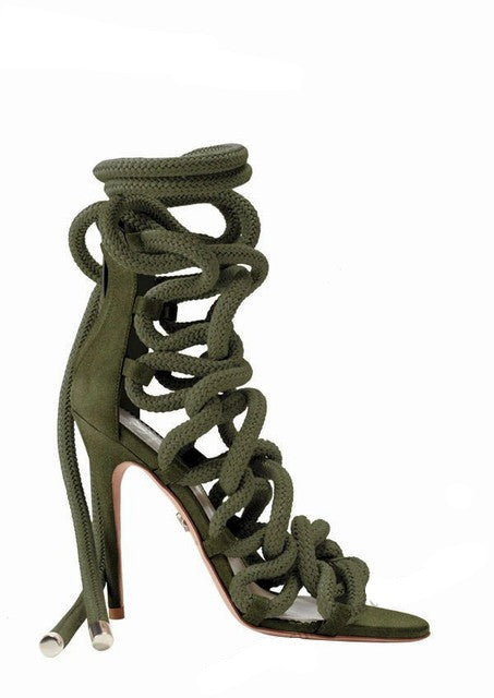 Monica Chiang Inspired Braided Rope Sandals