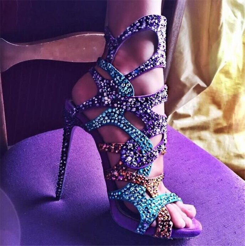 Rhinestone Bling Party Sandals