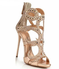 Rhinestone Bling Party Sandals