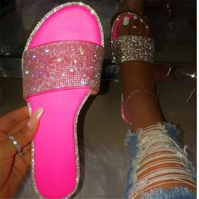 Rhinestone  Wild Beach Sandals